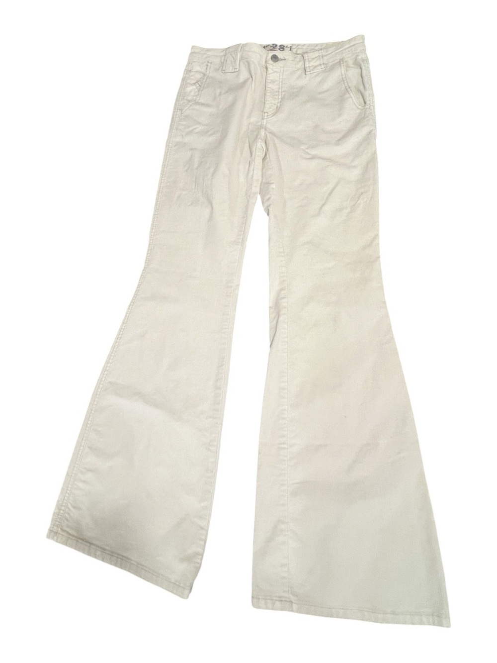 Free People Corduroy Flare -Leg Jeans Size 28 NWT - Picture 2 of 6